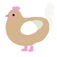 Baby formula, a beige and white chicken