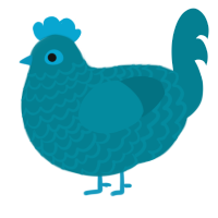 A sea chicken with a lace pattern