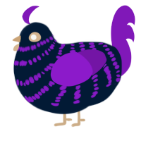 (unnamed), a tumblr and violet chicken with a bar pattern