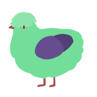 A spring and overcast chicken