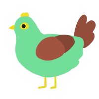 A spring and russet chicken