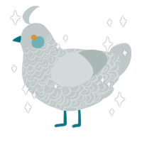 The Soul, a silver chicken with a double-lace pattern