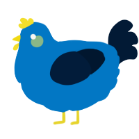 A sapphire and tumblr chicken