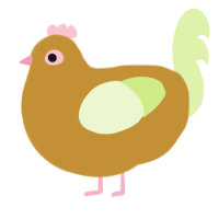 A gold and apple chicken