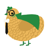 Cobs, a honey and gold chicken with a lace pattern
