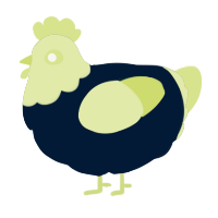 A tumblr and lemon chicken with a head pattern