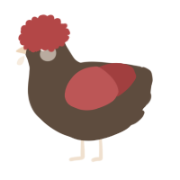 A bark and red chicken