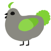 A ash and grass chicken