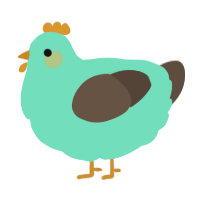 A mint and bark chicken