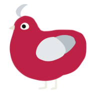 A crimson and mist chicken