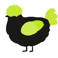 A sable and lime chicken