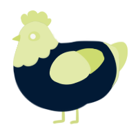 A tumblr and lemon chicken with a head pattern