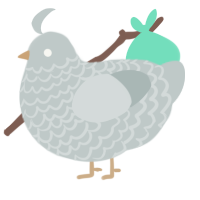 A silver chicken with a lace pattern