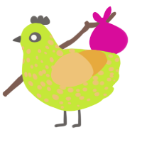 A lime and honey chicken with a speckle pattern