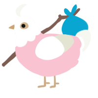 A rose and white chicken with a head pattern
