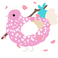 A pink and cream chicken with a speckle pattern