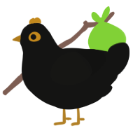 A black chicken