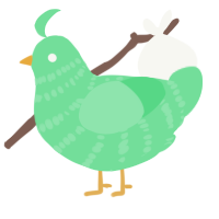 A spring chicken with a bar pattern