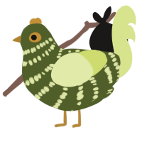 error page bug, a olive and lemon chicken with a bar pattern