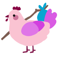 A rose and orchid chicken