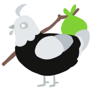 cybercrime eggspert, a black and mist chicken with a head pattern