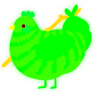 A grey and leaf chicken with a bar pattern