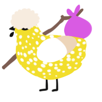 A yellow and cream chicken with a speckle pattern