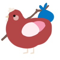 A red and rose chicken