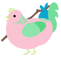 A rose and spring chicken with a neck-speckle pattern