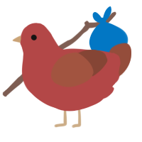 A red and russet chicken