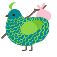 Sea Glass, a teal and grass chicken with a lace pattern