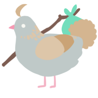 A silver and beige chicken with a neck-speckle pattern