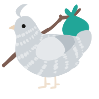 A mist chicken with a bar pattern