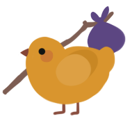 A orange chicken