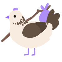 A cream and bark chicken with a neck-speckle pattern