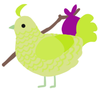 A lemon and lime chicken with a lace pattern