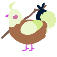 A brown and apple chicken with a head pattern