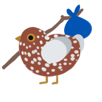 A russet and mist chicken with a speckle pattern