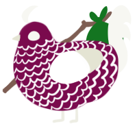 (unnamed), a wine and white chicken with a lace pattern