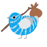A sky and mist chicken with a bar pattern