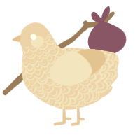 the skin, a honey chicken with a double-lace pattern