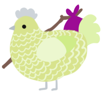 Meyer Lemon, a lemon and apple chicken with a lace pattern