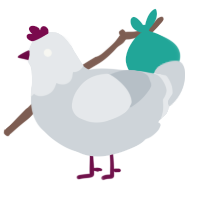 (unnamed), a mist chicken with a head pattern