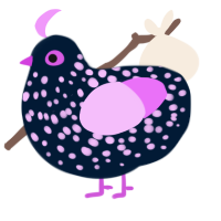 (unnamed), a tumblr and lavender chicken with a speckle pattern