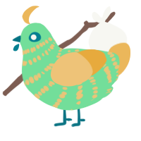 Nitelite, a spring and honey chicken with a bar pattern