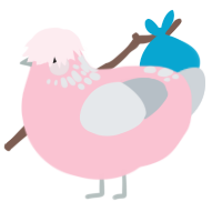 Strawburry, a rose and mist chicken with a neck-speckle pattern
