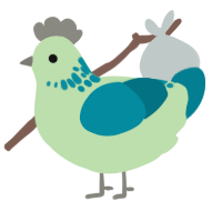 (unnamed), a gluppy and sea chicken with a neck-speckle pattern