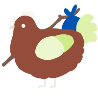 Dirt, a russet and apple chicken