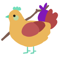 (unnamed), a honey and red chicken