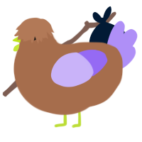 (unnamed), a brown and lilac chicken
